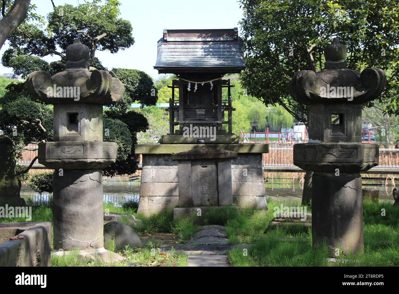 Ueno Toshogu Shrine, Ueno Park, Tokyo, Japan Stock Photo