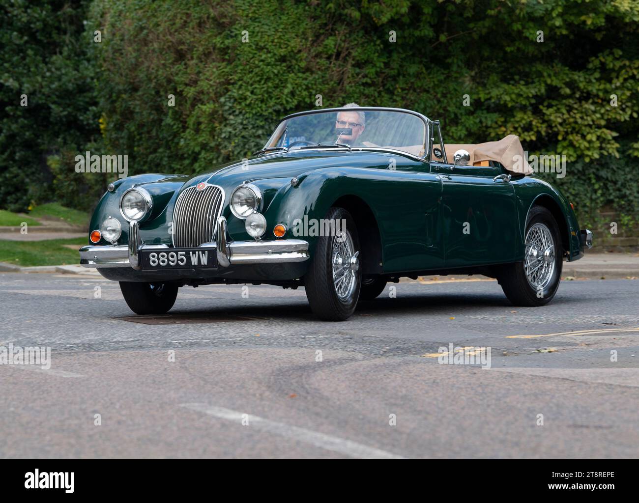 Jaguar XK150 classic British sports car Stock Photo - Alamy