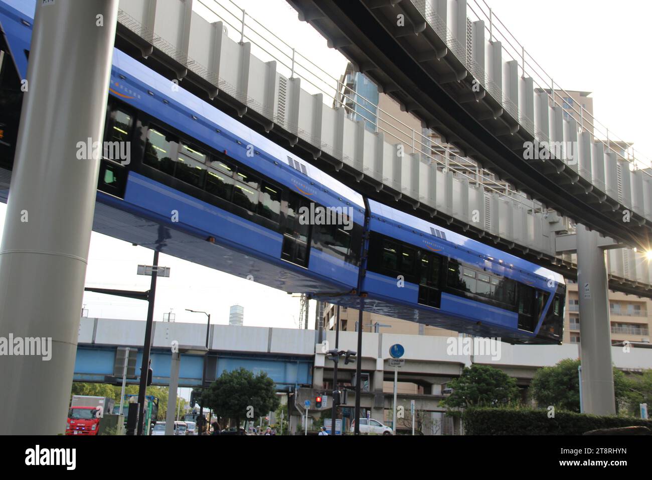 Chiba Monorail, Longest suspended monorail system with 15.2 km track