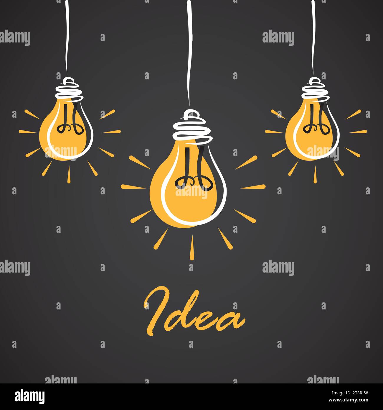 light bulb idea vector illustration Stock Vector Image & Art Alamy