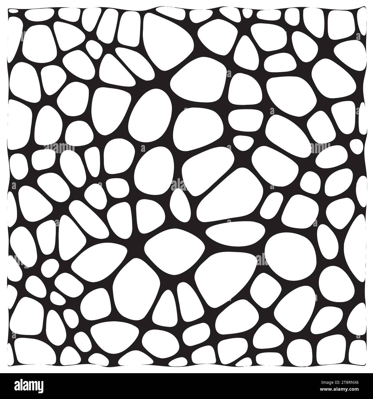 Voronoi abstract pattern Cut Out Stock Images & Pictures - Alamy