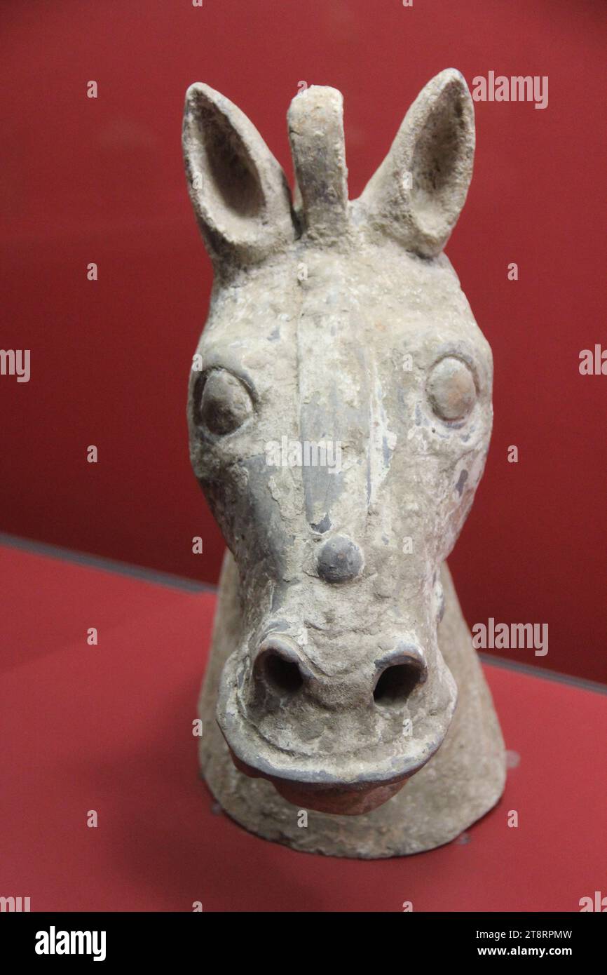 Western Han Pottery Horse Head, Pottery and Porcelain Gallery, Palace ...