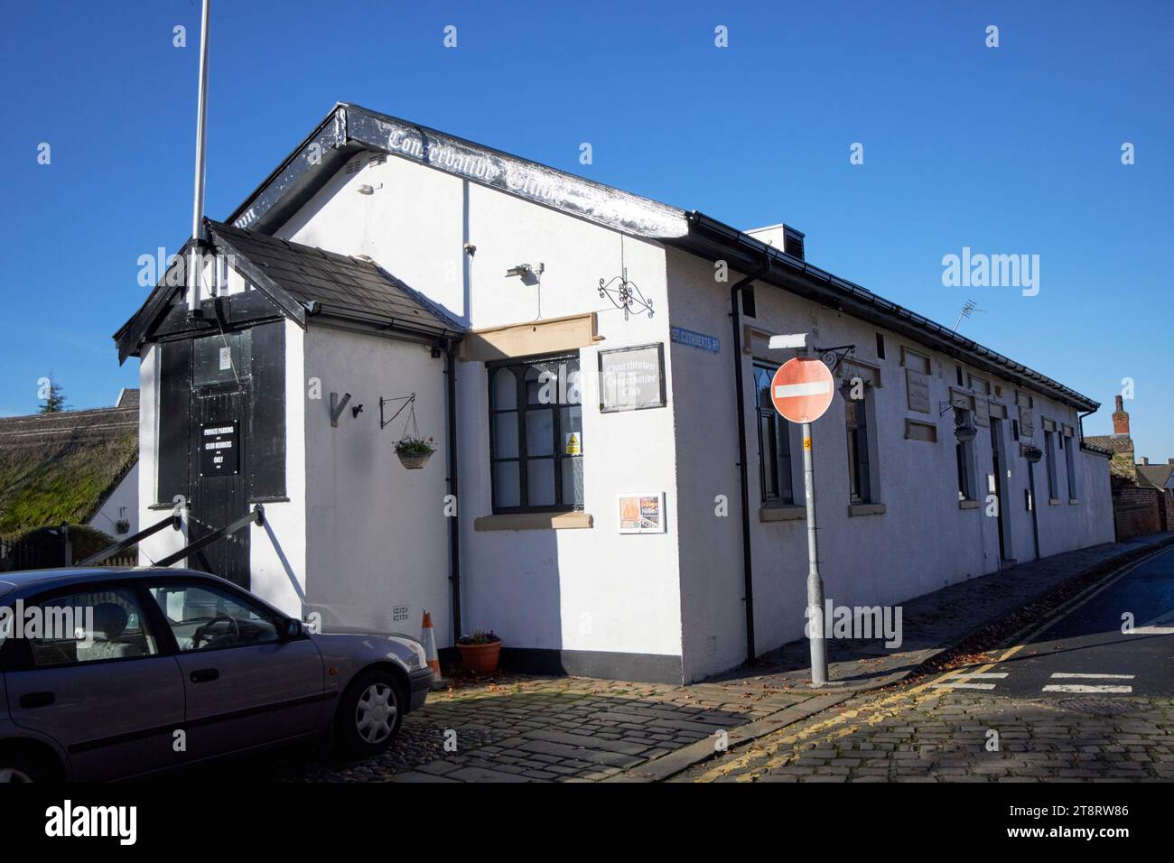 local churchtown conservative club Churchtown southport merseyside england uk Stock Photo