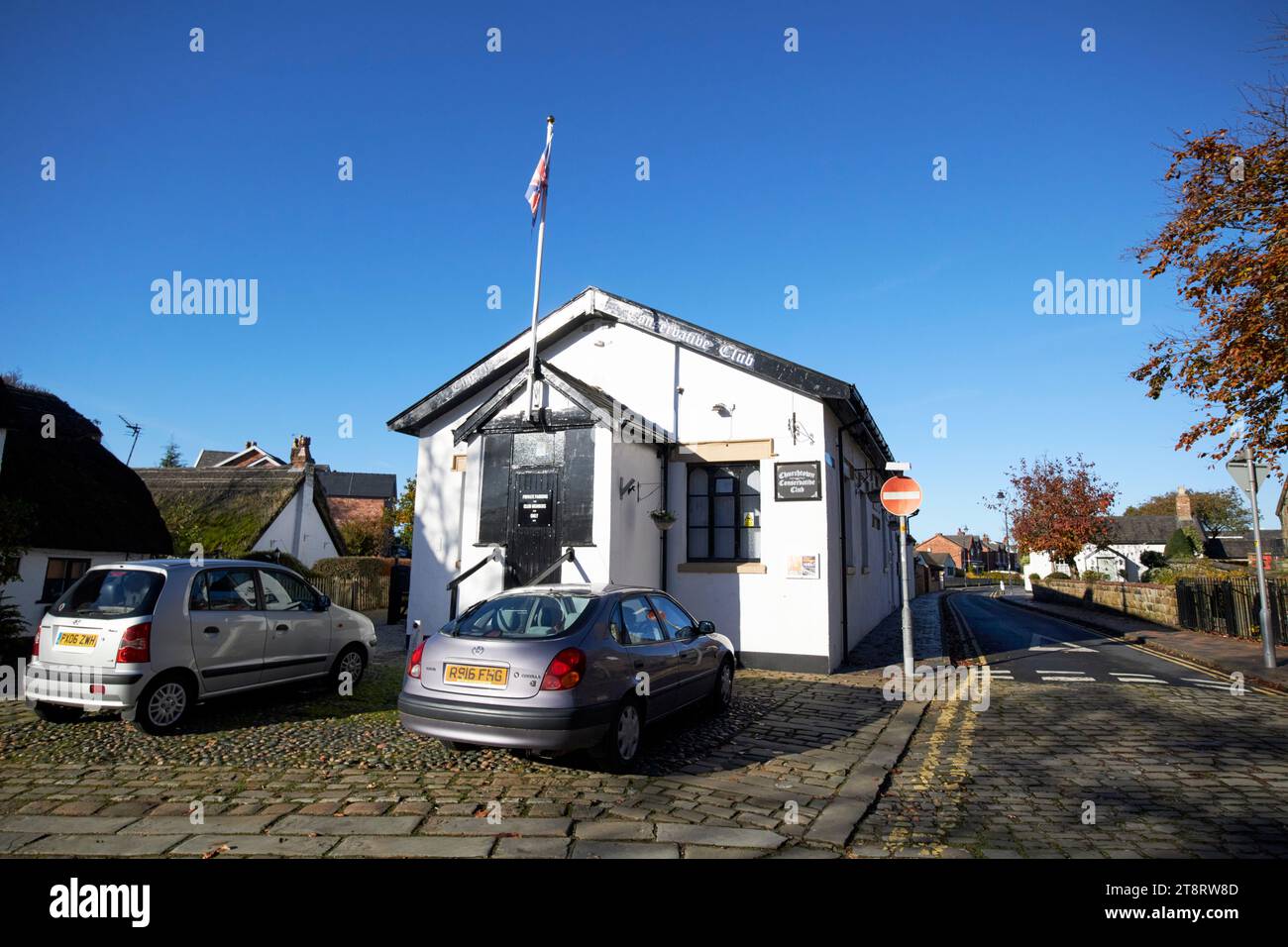 local churchtown conservative club Churchtown southport merseyside england uk Stock Photo