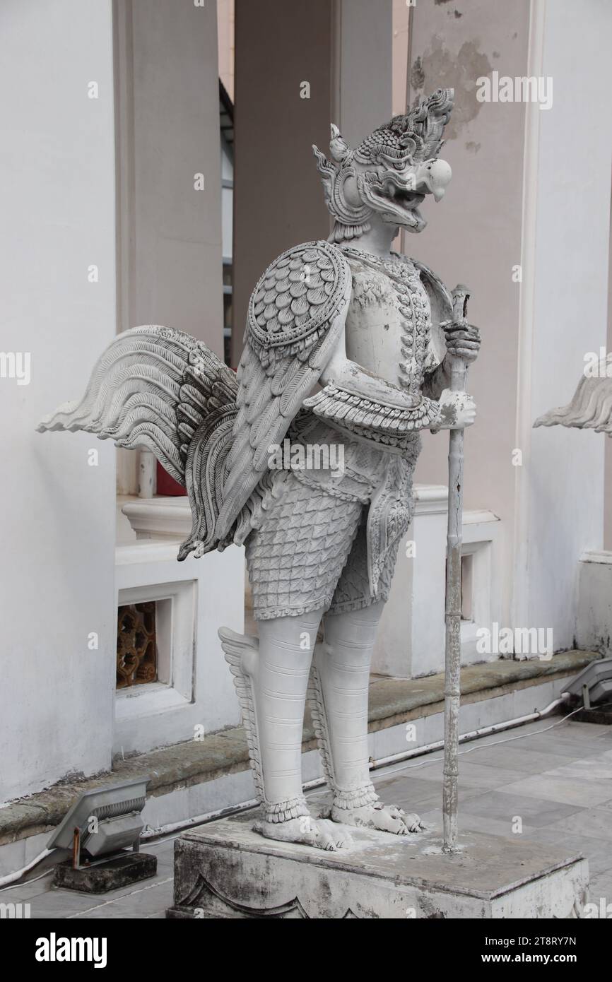 Thai Mythical Bird-Man, National Museum of Thailand, Bangkok Stock ...