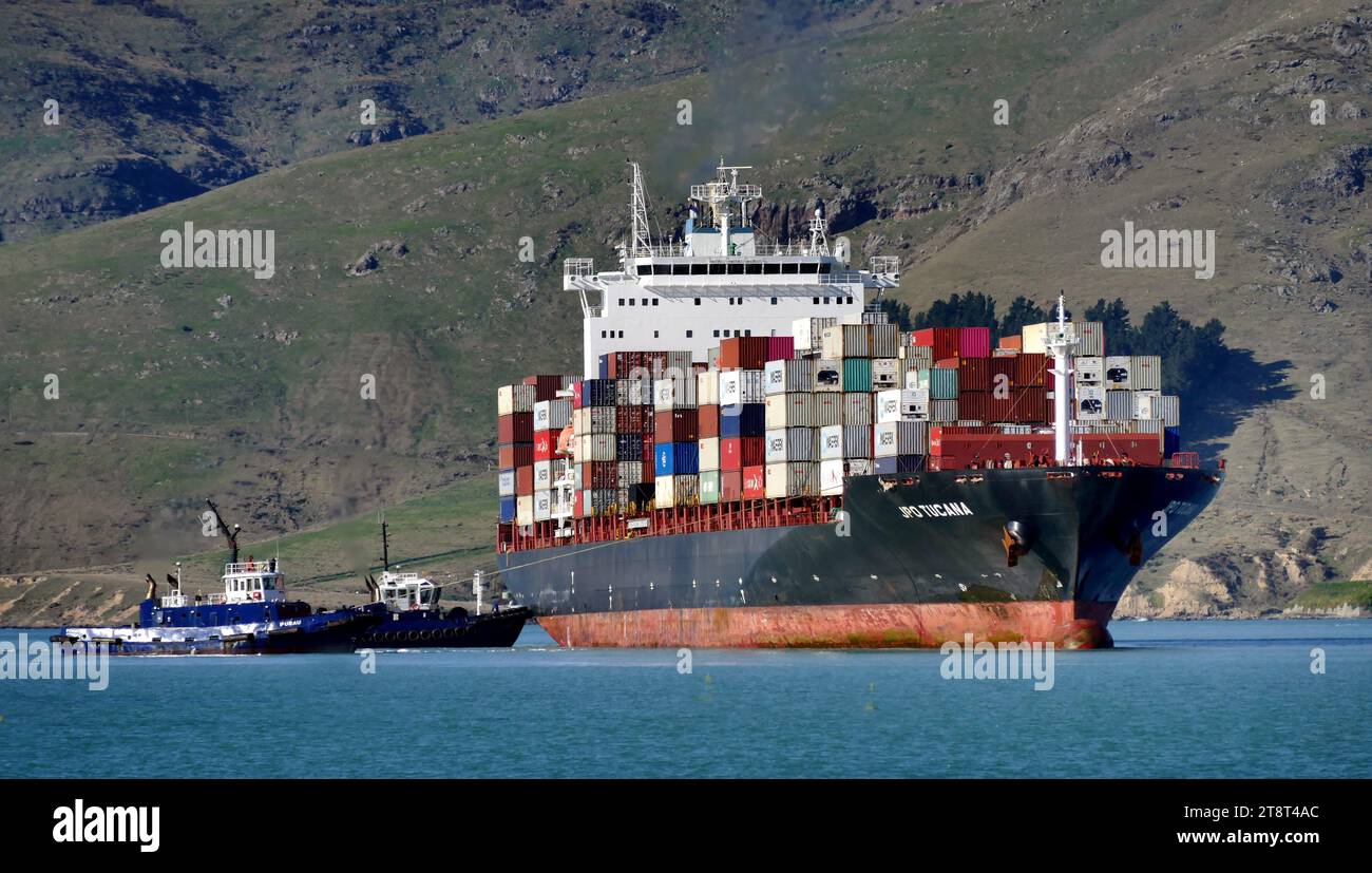 JPO TUCANA Container Ship Stock Photo