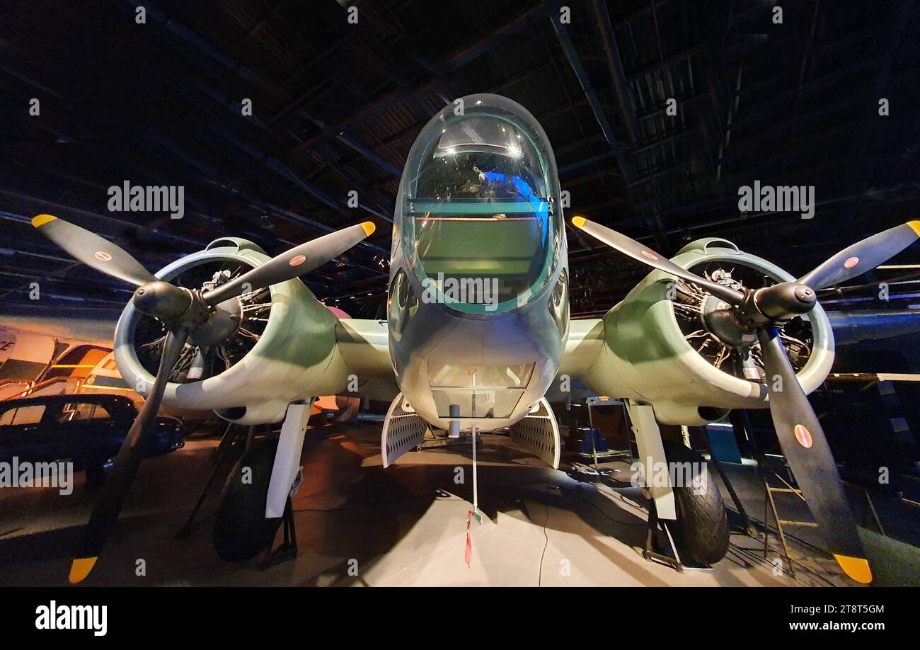 Lockheed Hudson MkIII, Ultra wide lens Galaxy S10 Stock Photo