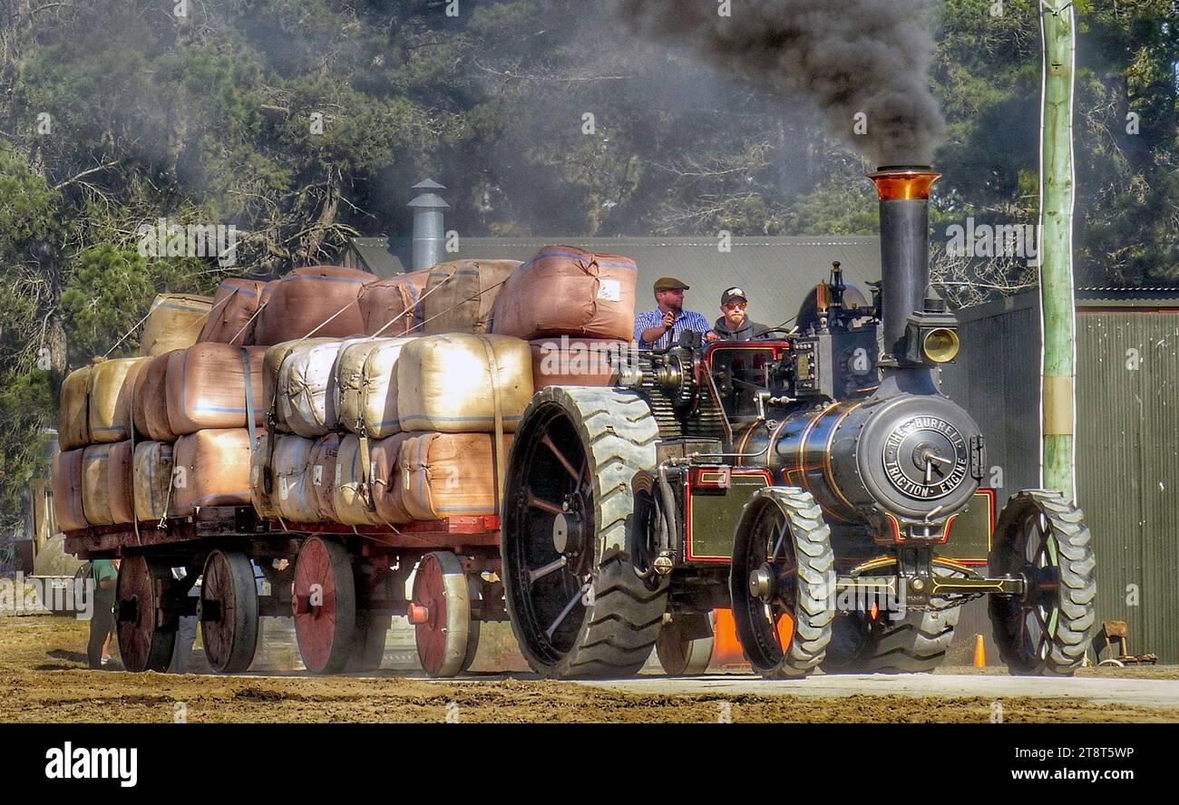 Practical heavy duty traction engine hires stock photography and