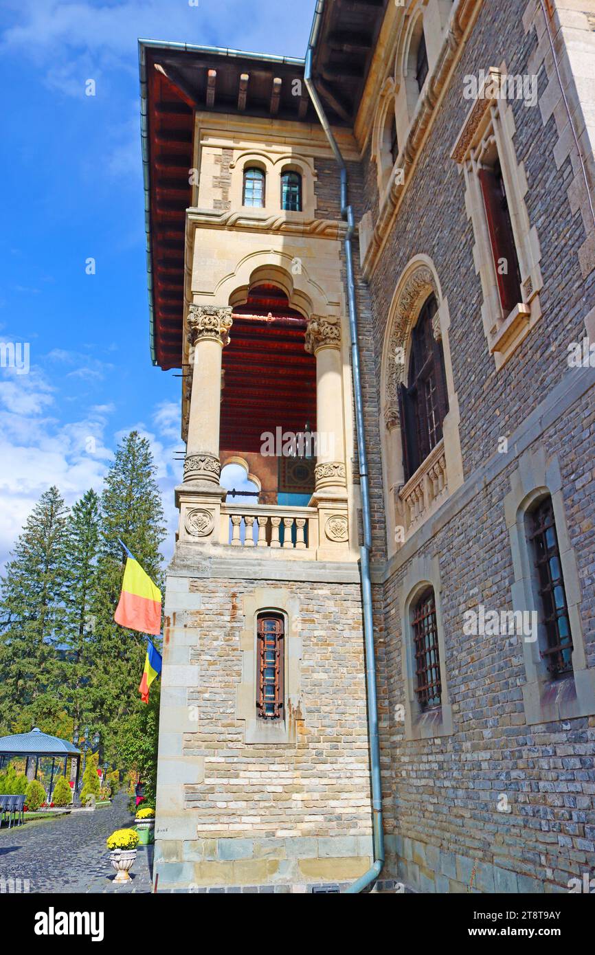 Cantacuzino Castle in Busteni, Romania Stock Photo