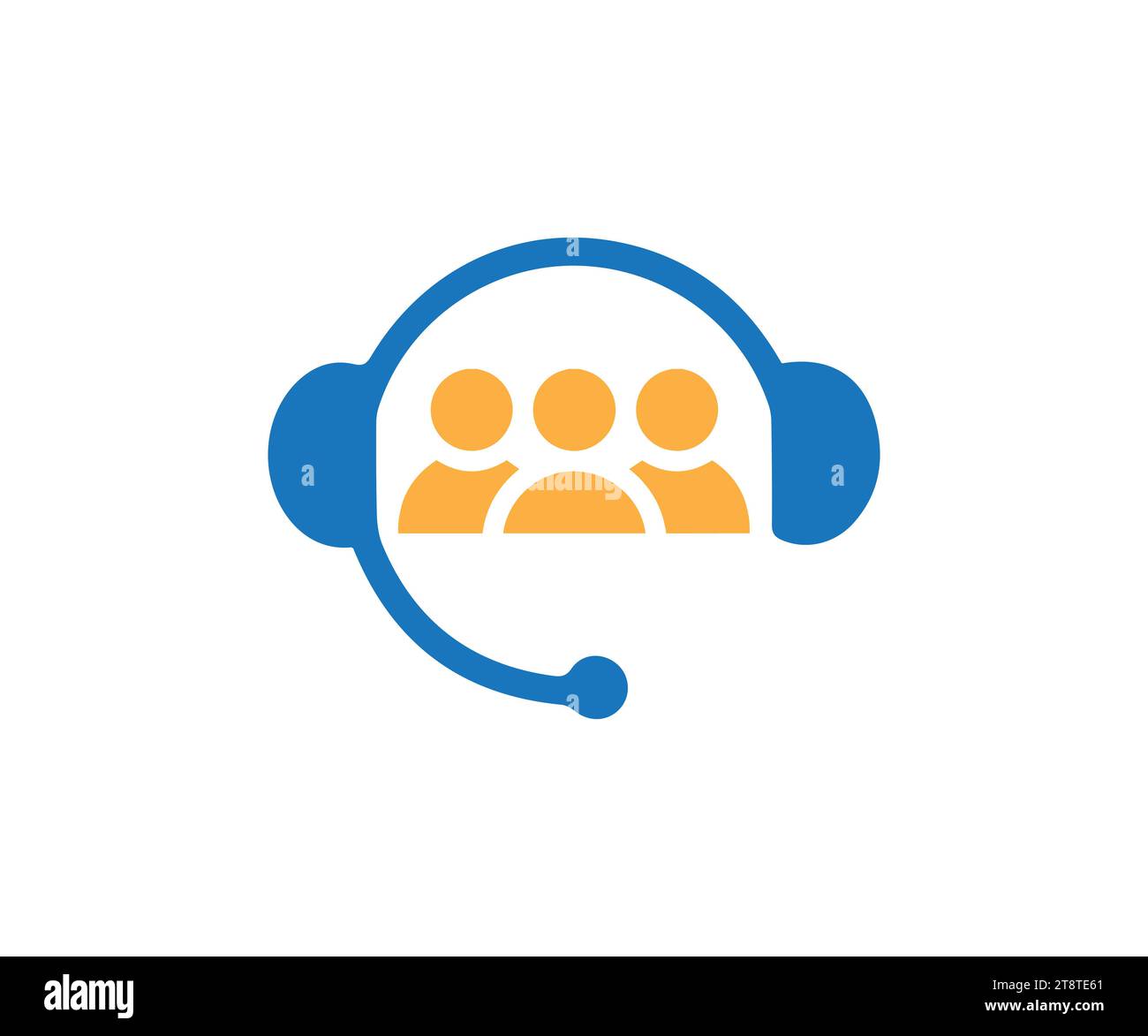 call Centre logo Stock Vector