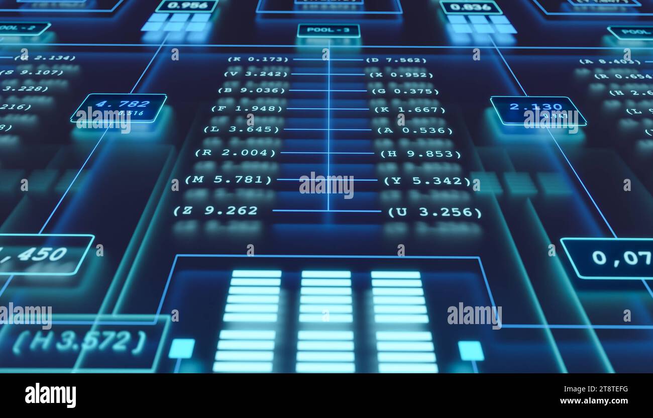 Node tree, digital switch board in the industry. Node tree. Digital ...