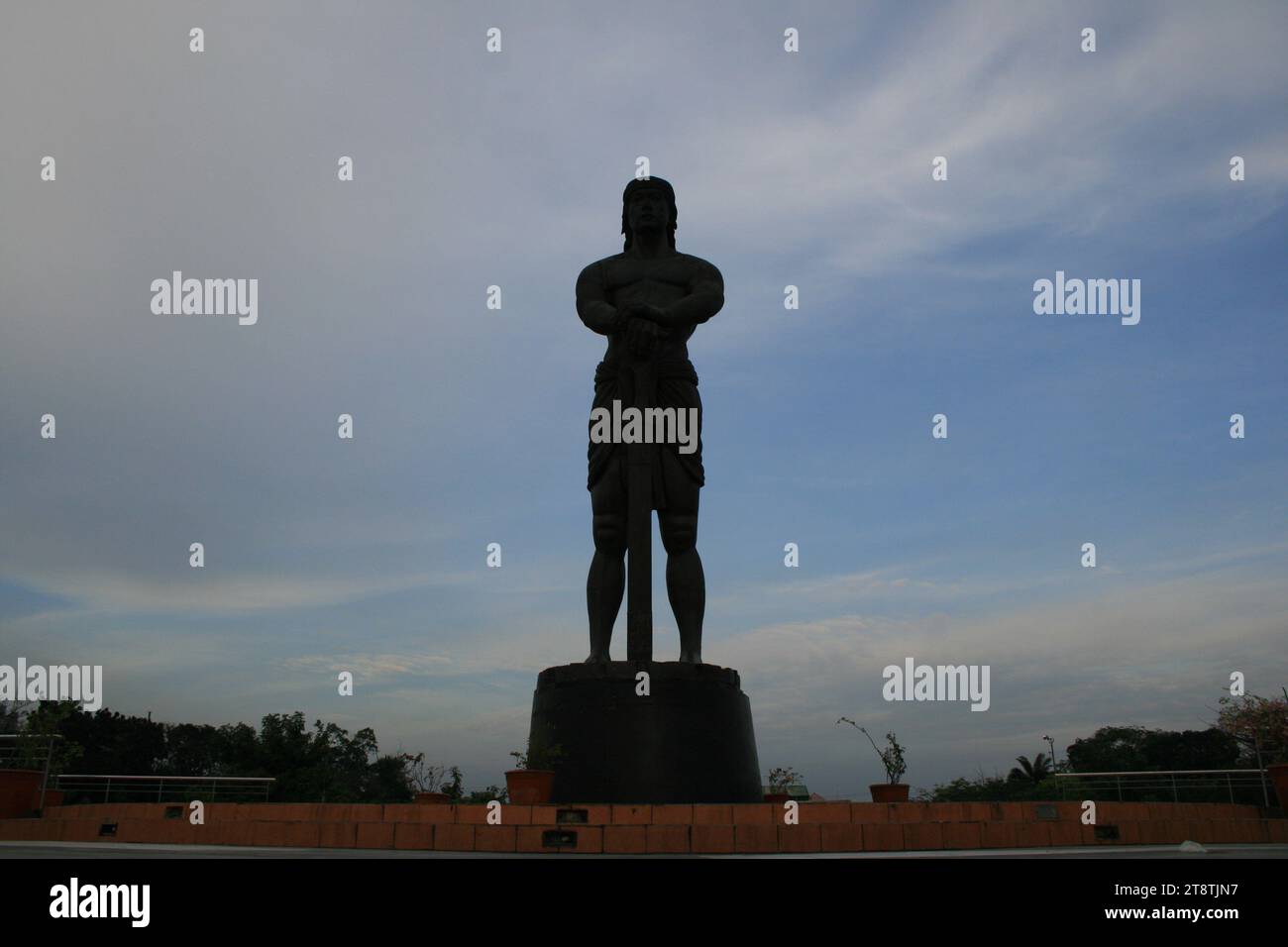 Lapu-Lapu Monument, Rizal Park, Manila, Luzon, Philippines Stock Photo