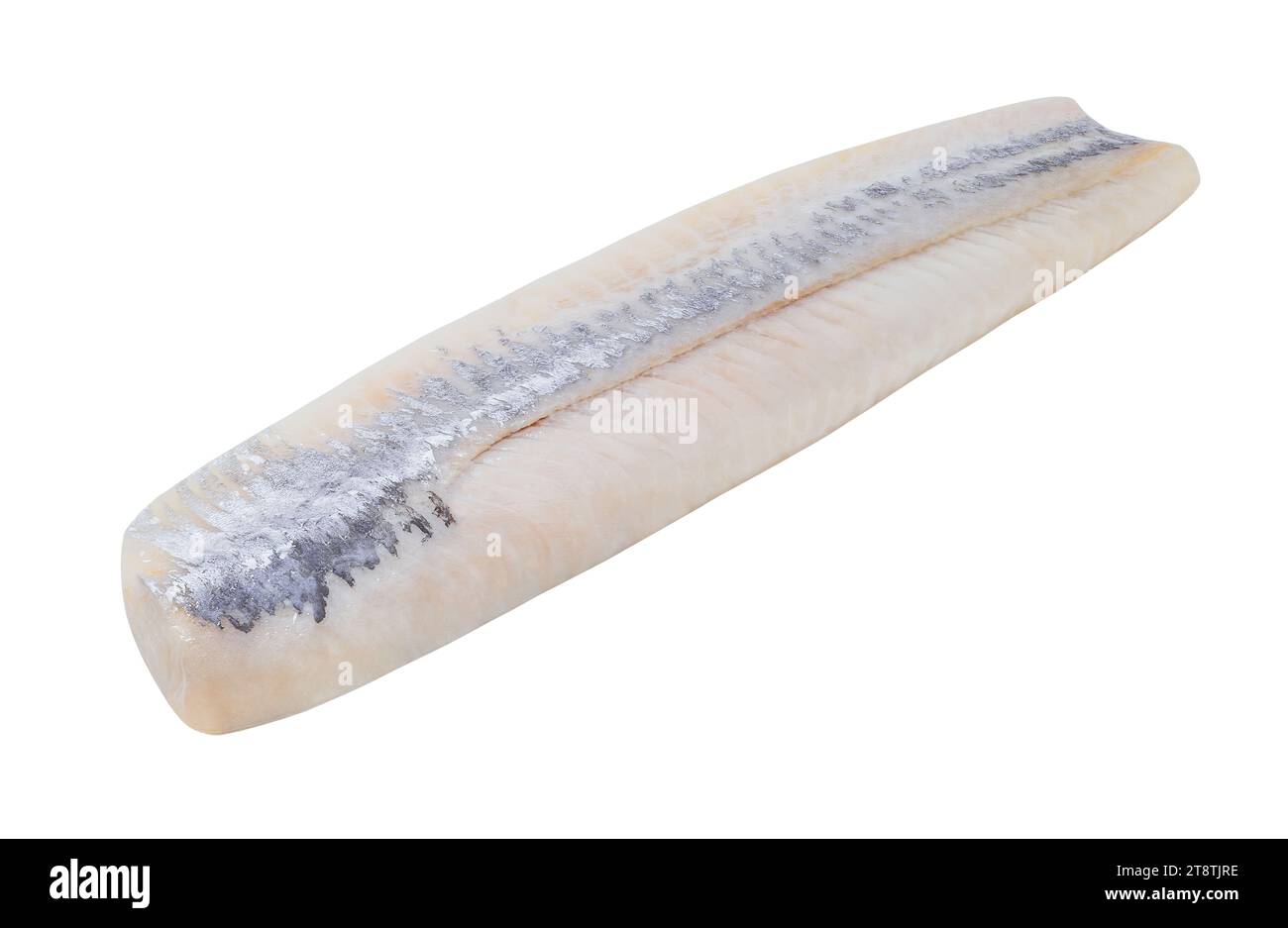 Herring fillet peeled, whole, close-up, source of omega 3, isolated on ...