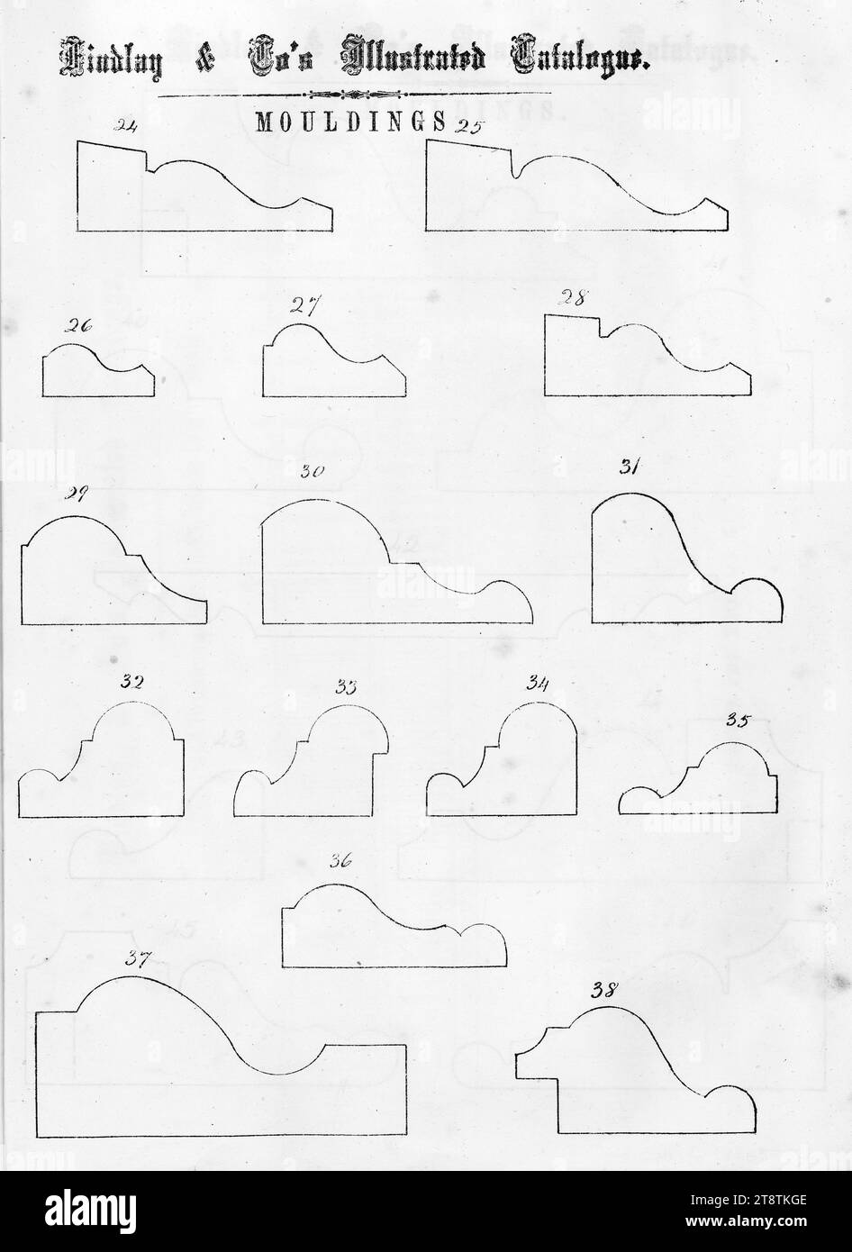 Findlay & Co. Findlay and Co's illustrated catalogue. Mouldings models