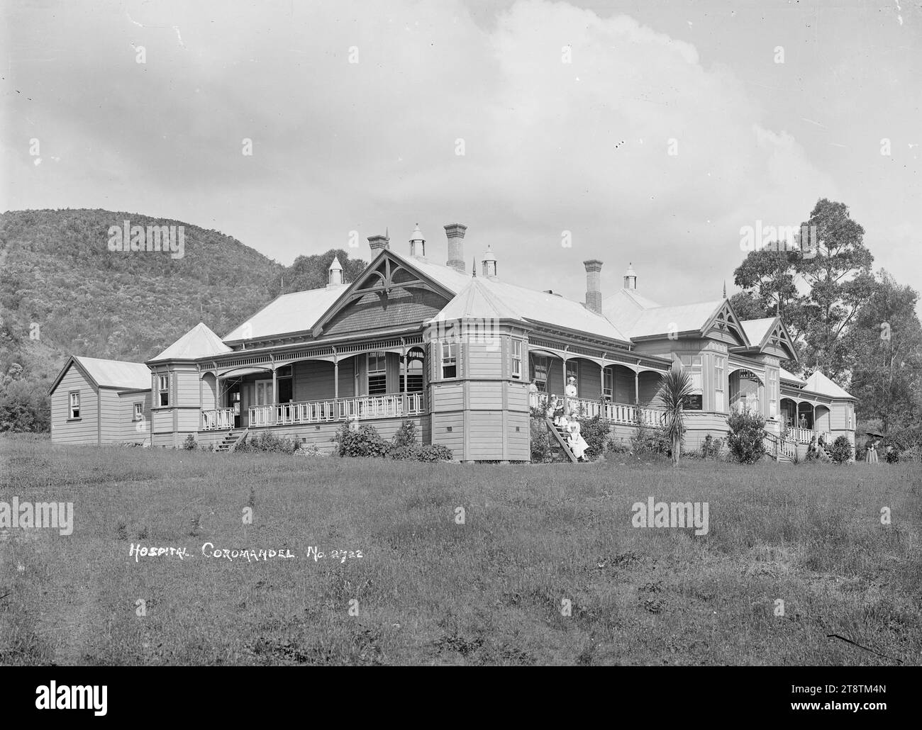 The hospital at Coromandel, Hospital at Coromandel. Nurses are sitting