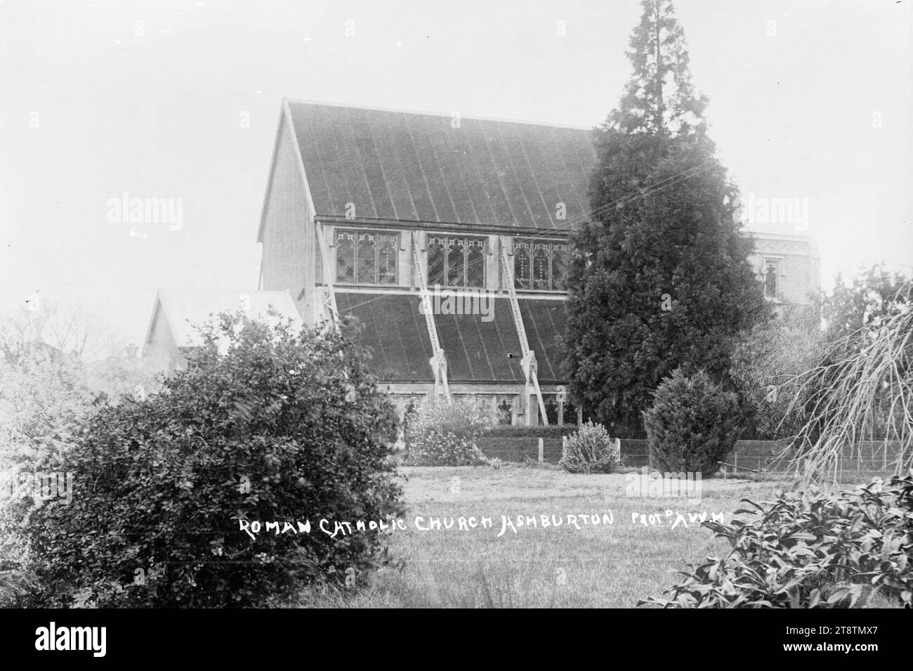 The Roman Catholic church, Ashburton Photograph taken by A.W.H, View
