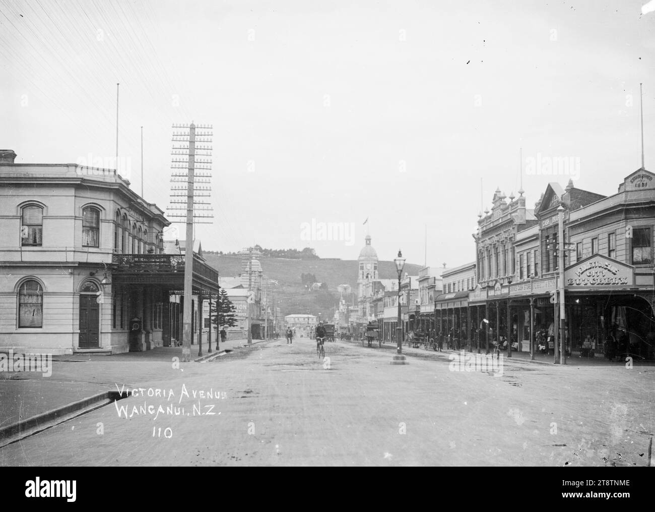 Wanganui victoria avenue Black and White Stock Photos & Images Alamy