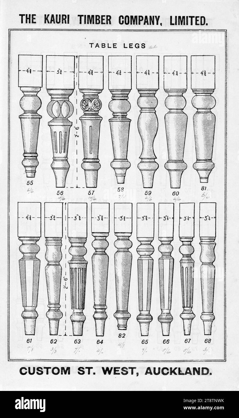 The Kauri Timber Company Ltd (Auckland, New Zealand Office) Table legs