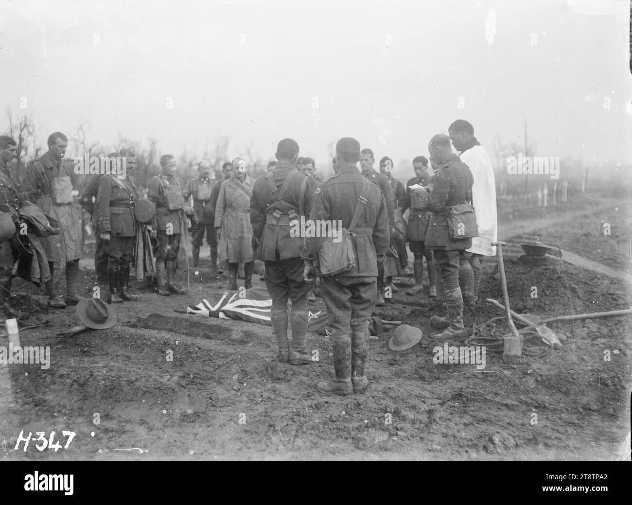 Funeral of Lieutenant Colonel Augustus King during World War I