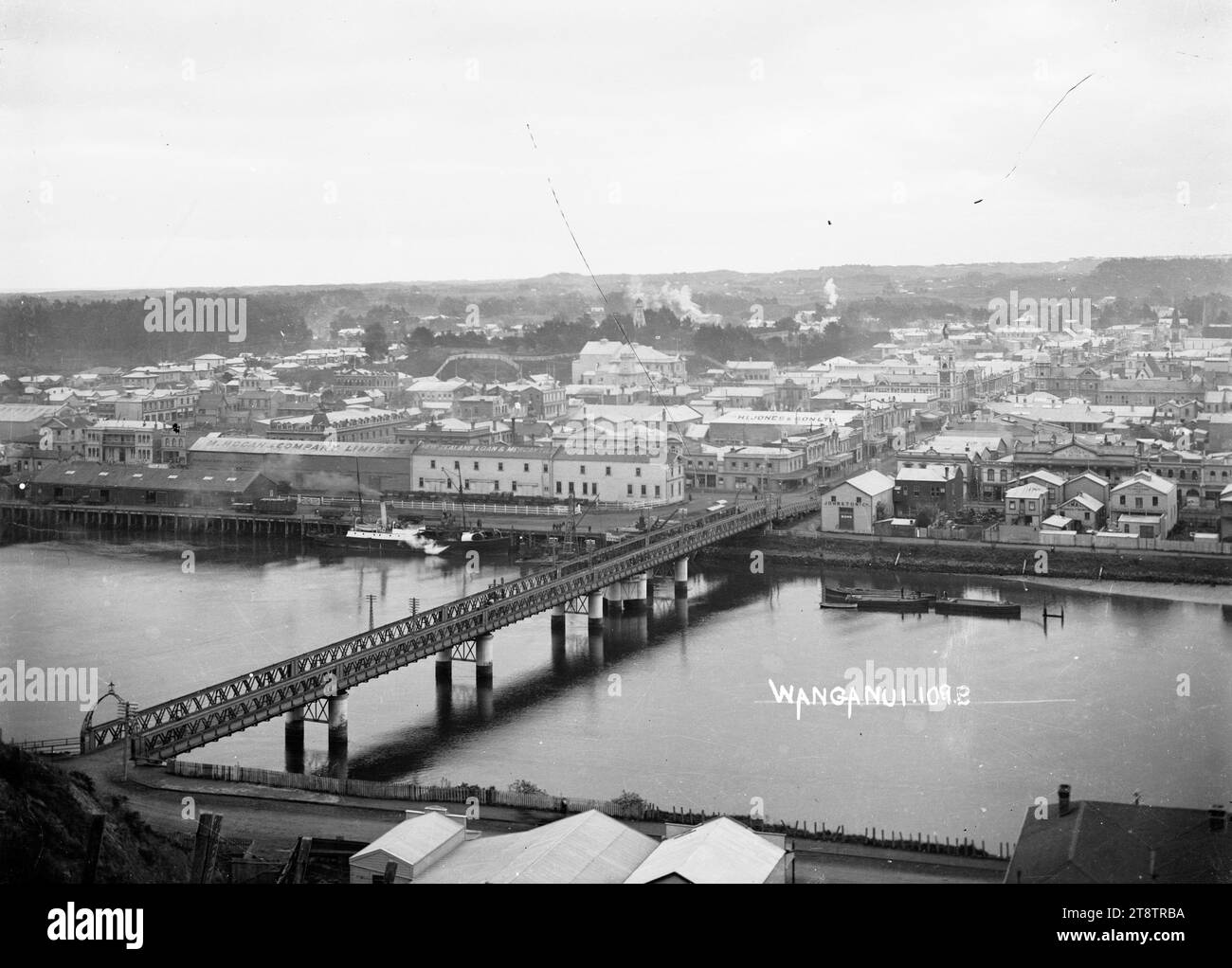 Town bridge stretching across Black and White Stock Photos & Images Alamy