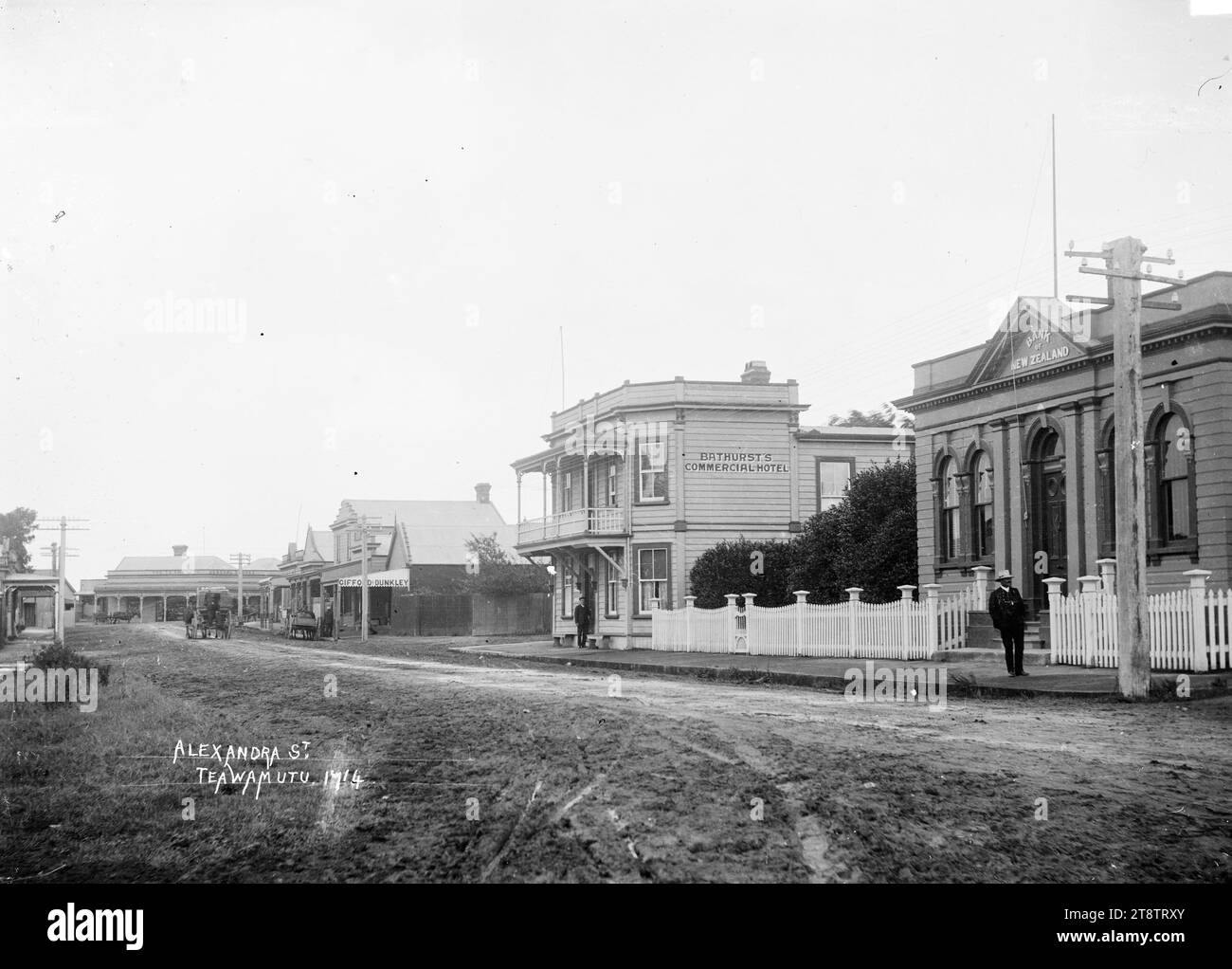 Alexandra Street, Te Awamutu, ca 1910, Alexandra Street, Te Awamutu