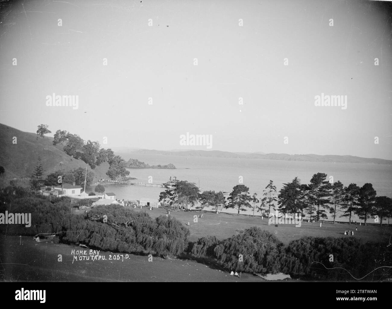 Home bay motutapu island photograph taken ca 1910 view of the