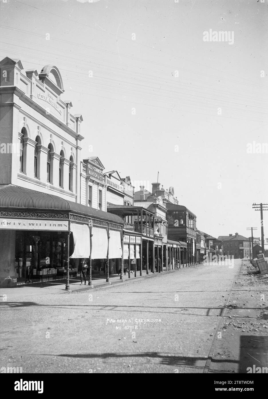 Mawhera Quay, Greymouth, View of Mawhera Quay, Greymouth, with the