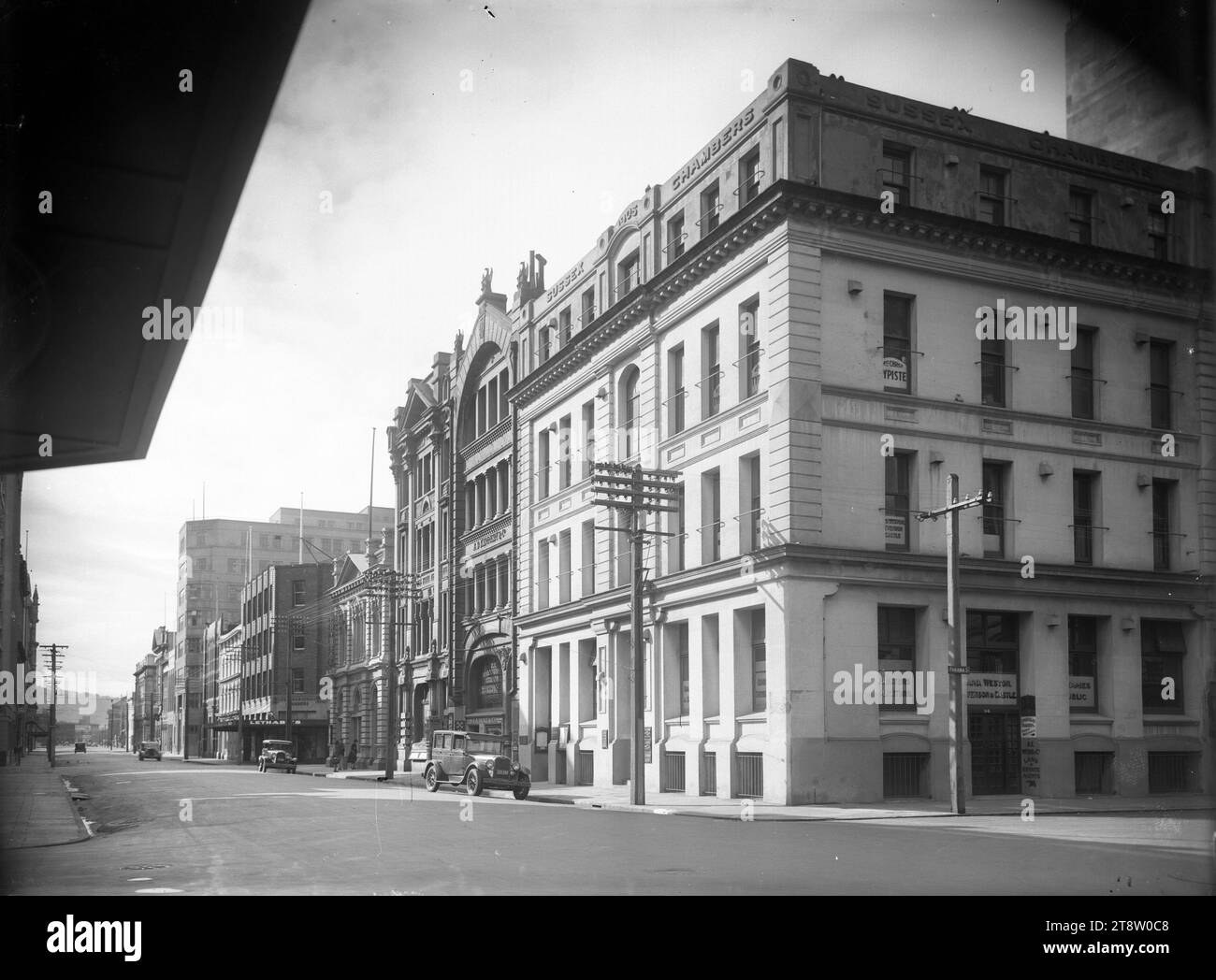 Featherston Street, Wellington, New Zealand, ca 19391940, Featherston