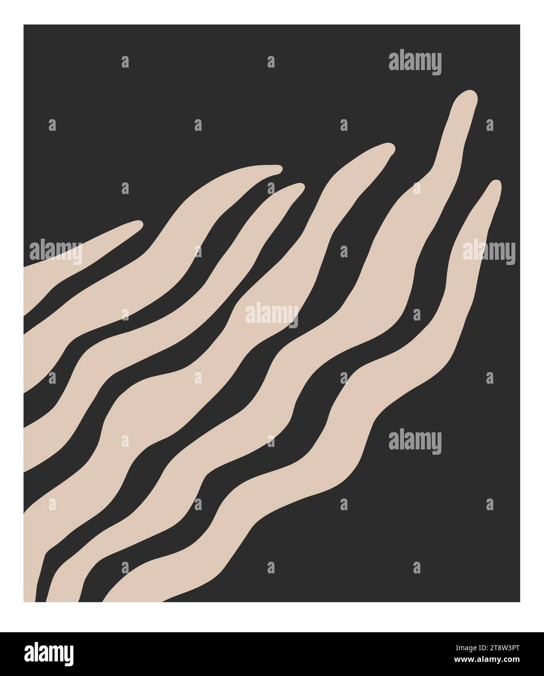 Hand drawn vector abstract graphic line art simple,contemporary ...