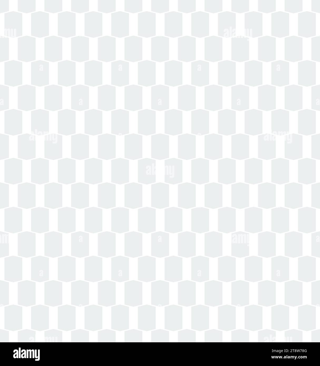 Hexagon pattern. Seamless vector geometric pattern. Abstract hexagon mesh vector graphics. Silver and white. Subtle background. Stock Vector