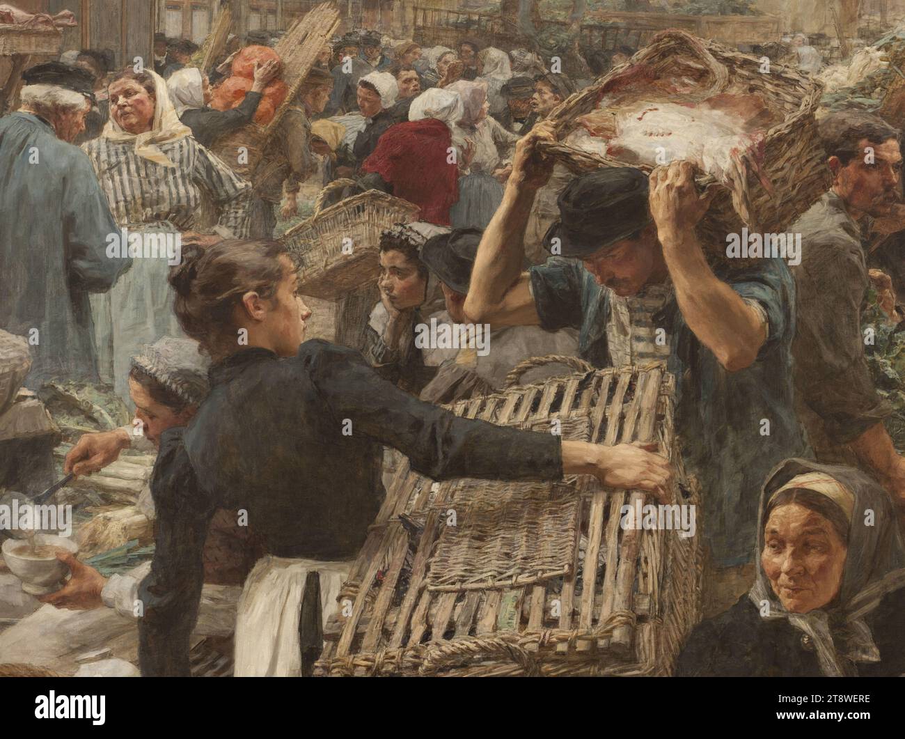 Les Halles, Lhermitte, Léon Augustin, Painter, In 1895, 4th quarter of