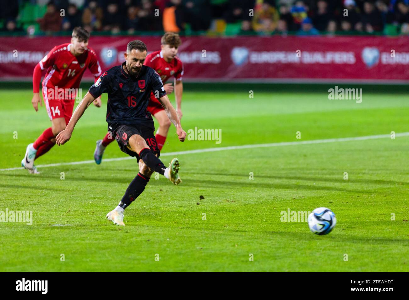 Nedim Bajrami Of Albania Seen In Action During The UEFA Euro 2024 ...