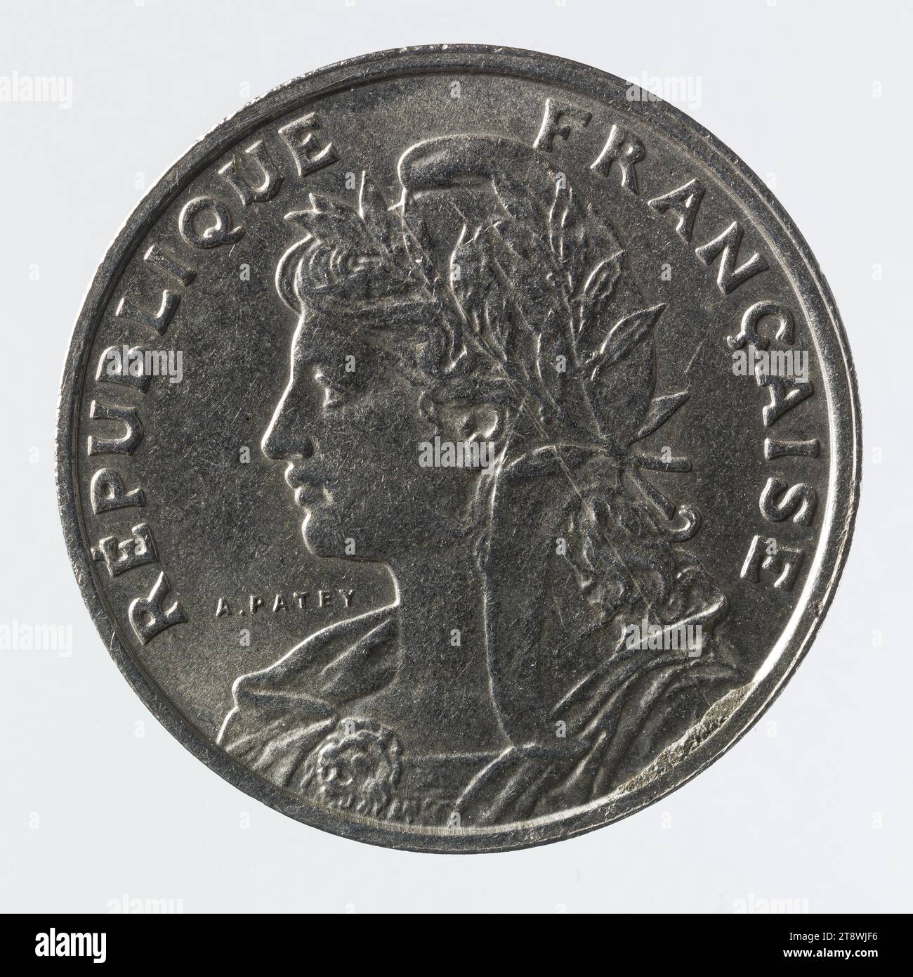 Coin of 25 centimes in nickel of the IIIrd Republic, 1903, Patey, Henri ...