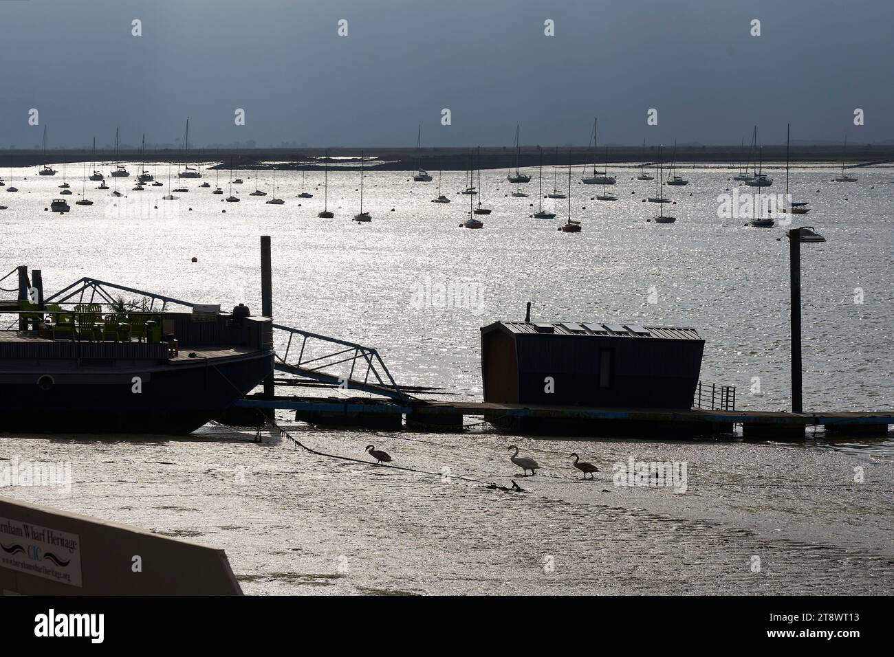View of river from property. Burnham, Burnham on Crouch, United Kingdom. Architect N/A, 2022