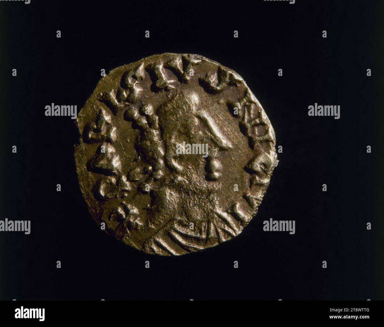 Third penny of Clovis II, 639641, Anonymous, Engraver in medals, Array