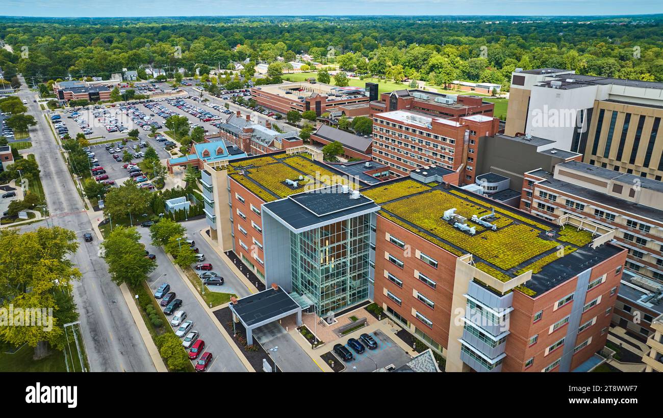Green rooftop building ball hi-res stock photography and images - Alamy