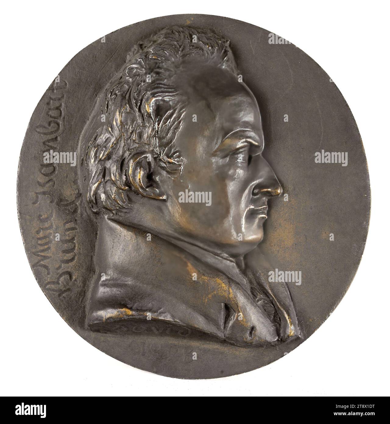 Portrait of Marc-Isambert Brunel (1769-1849), Engineer, David d'Angers,  Pierre-Jean, Sculptor, In 1828, 19th century, Sculpture, Medallion  (sculpture), Dimensions - Work: Diameter: 11.5 cm Stock Photo - Alamy