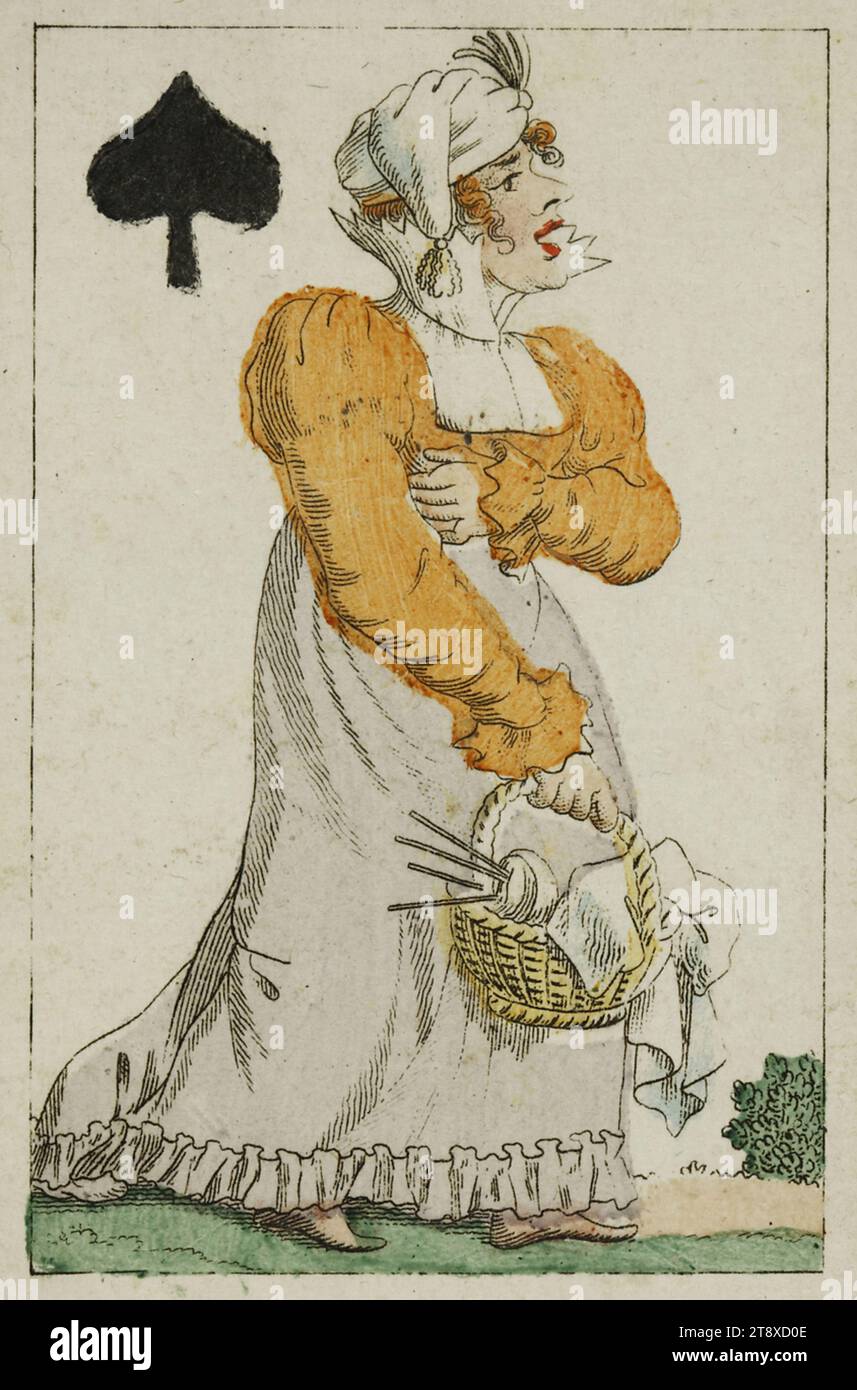 The caricature card game Queen of Spades, Johann Hieronymus