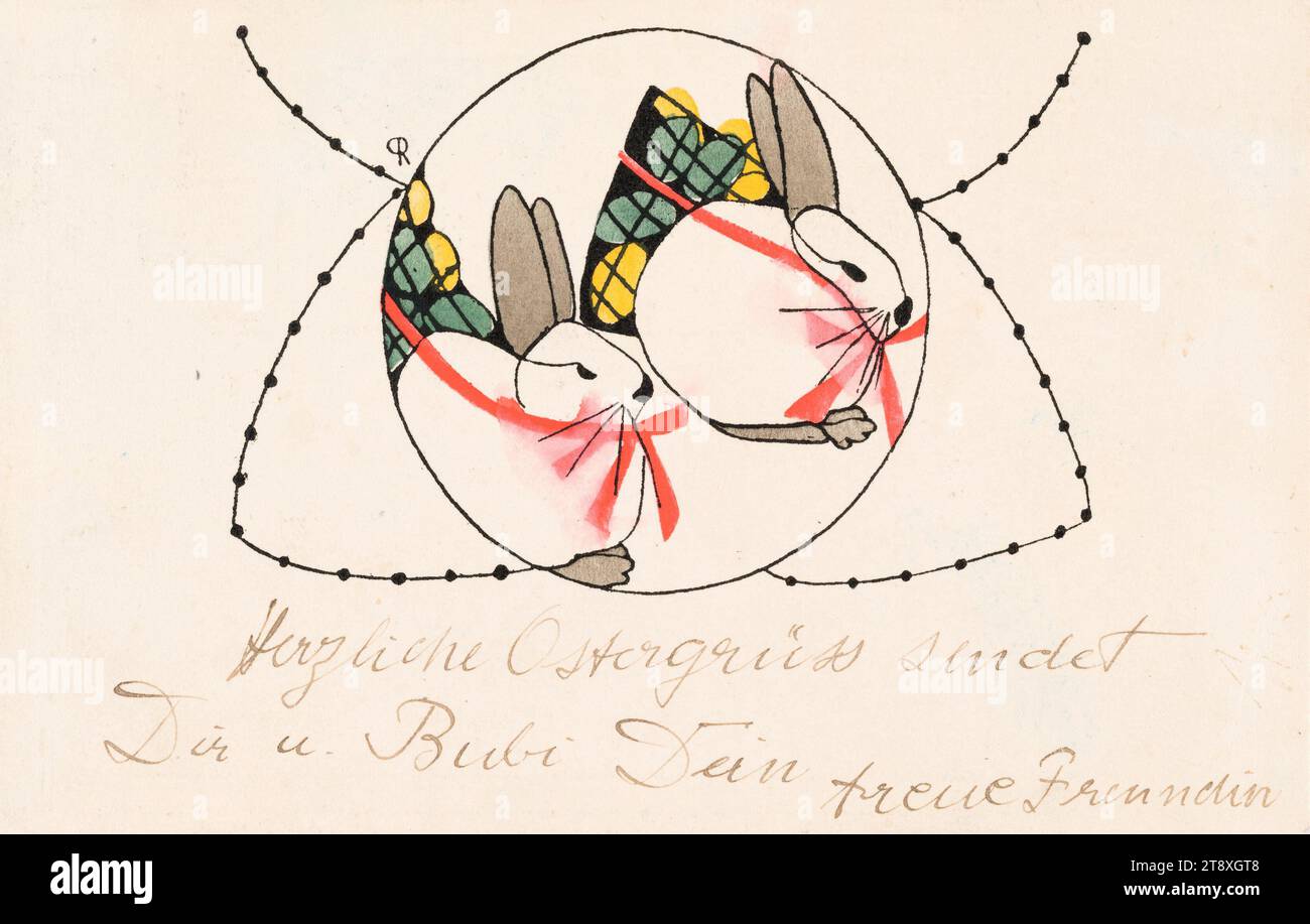 Postcard of Wiener Werkstätte No. 191: Easter card, Unknown, Artist ...
