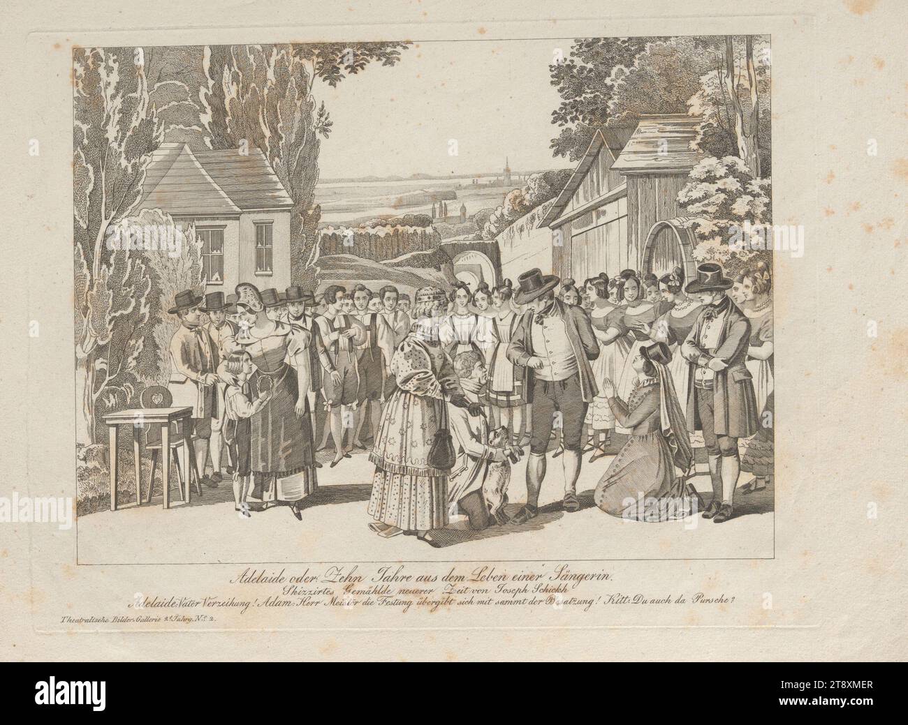 Adelaide or Ten years from the life of a singer. Sketched painting of recent times by Joseph