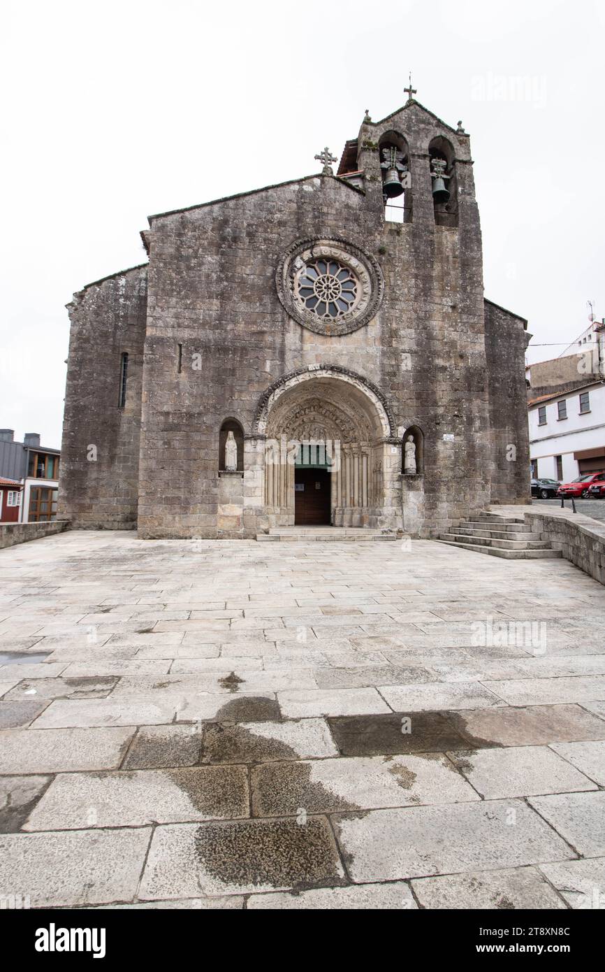 Iglesia de Santa Maria del Azogue at Betanzos in Galicia, Spain Stock Photo