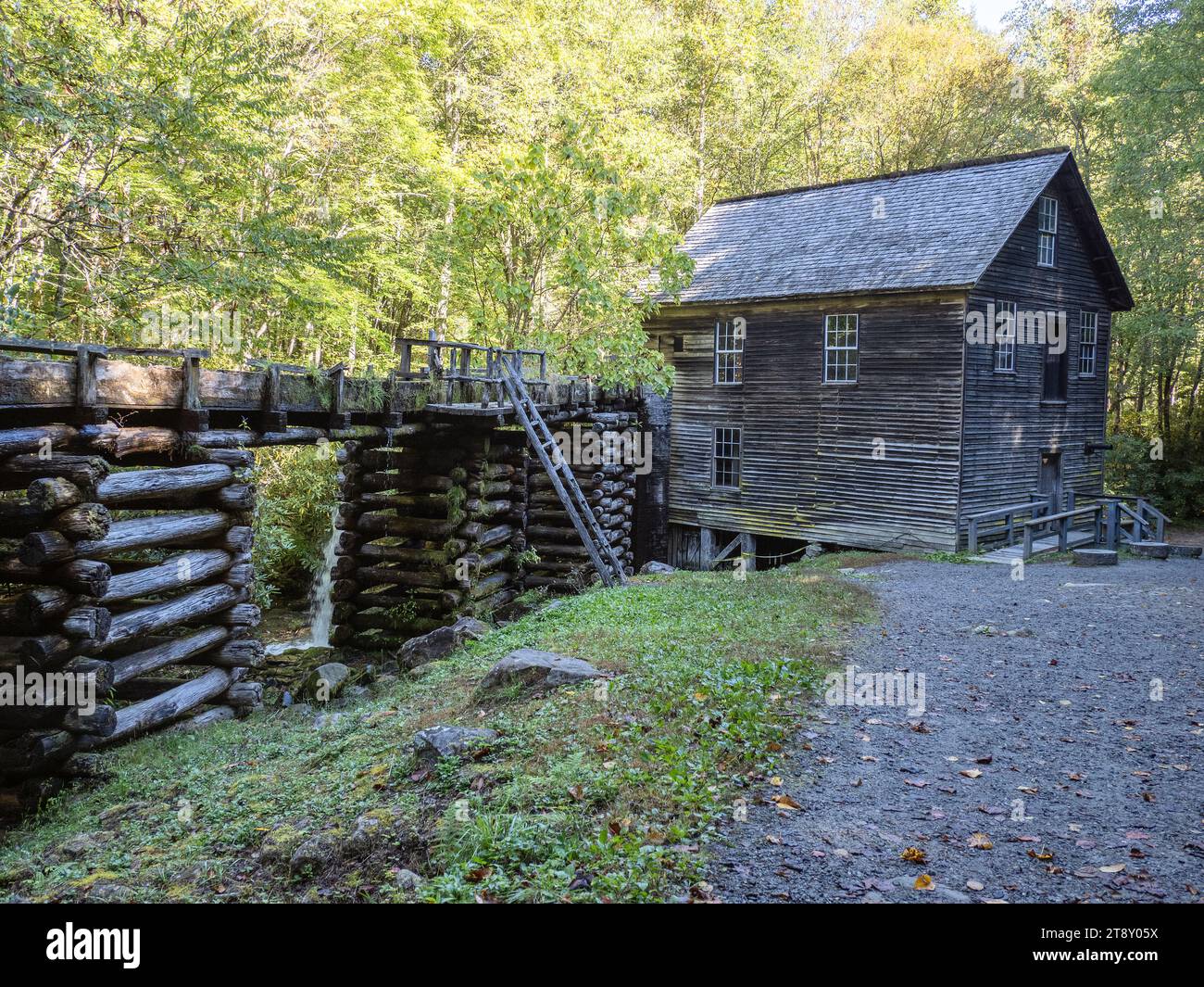 Mingus Mill, Great Smokey Mountains National Park,  North Carolina, USA Stock Photo