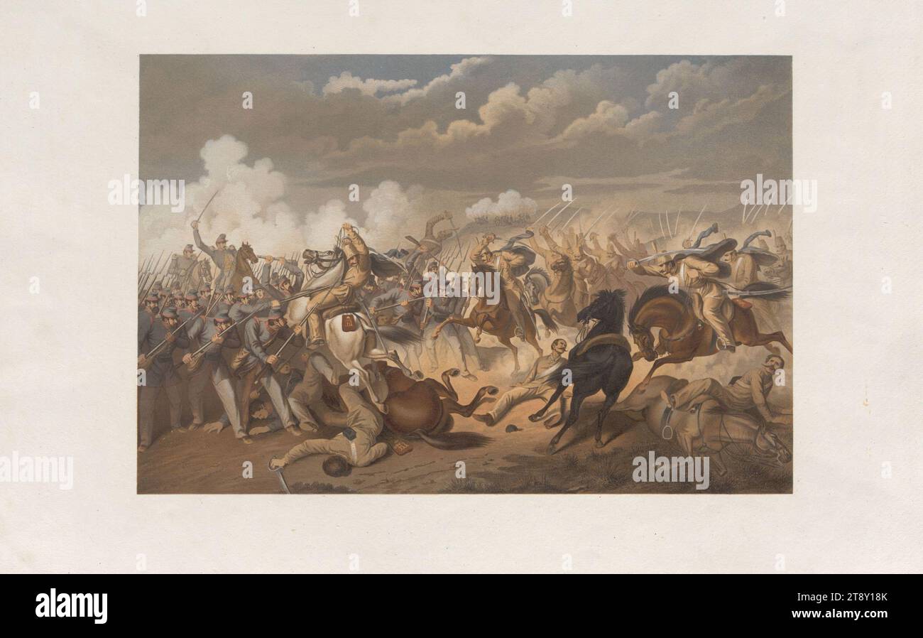 From the series 'Heldenzüge aus dem Jahre 1859' (proof before type