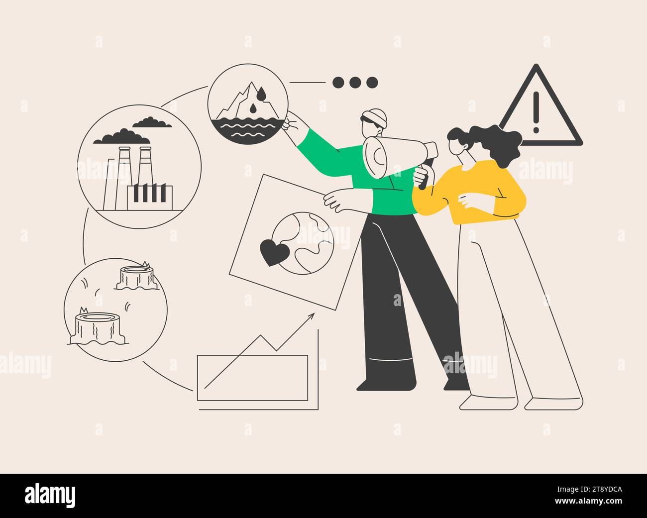 Climate change abstract concept vector illustration Stock Vector Image ...