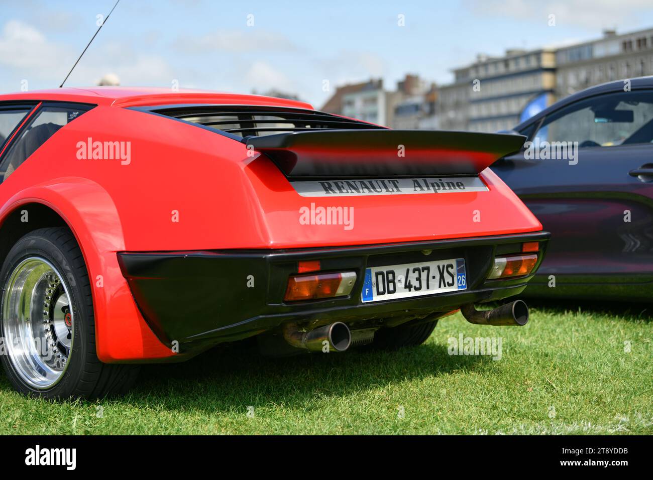 DIEPPE, FRANCE - MAY 29, 2022: Alpine car modele A610 exposition Vintage and classic Cars. Stock Photo