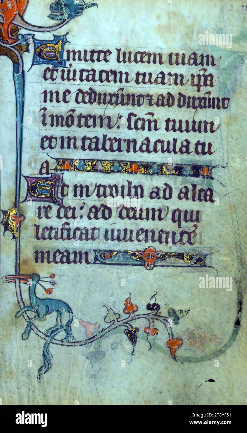 Incomplete Book of Hours, Marginalia, This Book of Hours was made ca ...