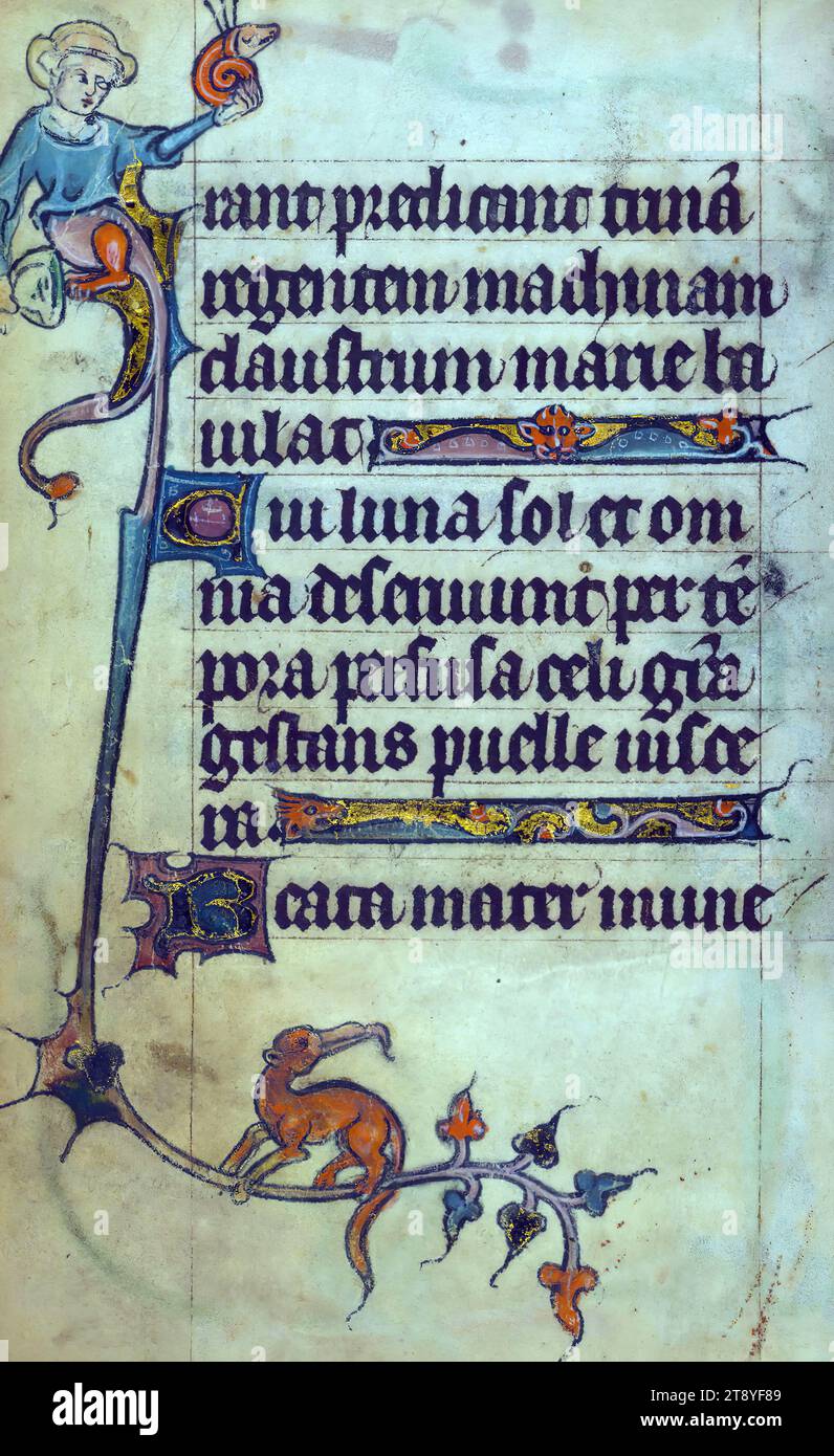 Incomplete Book of Hours, Marginalia, This Book of Hours was made ca ...
