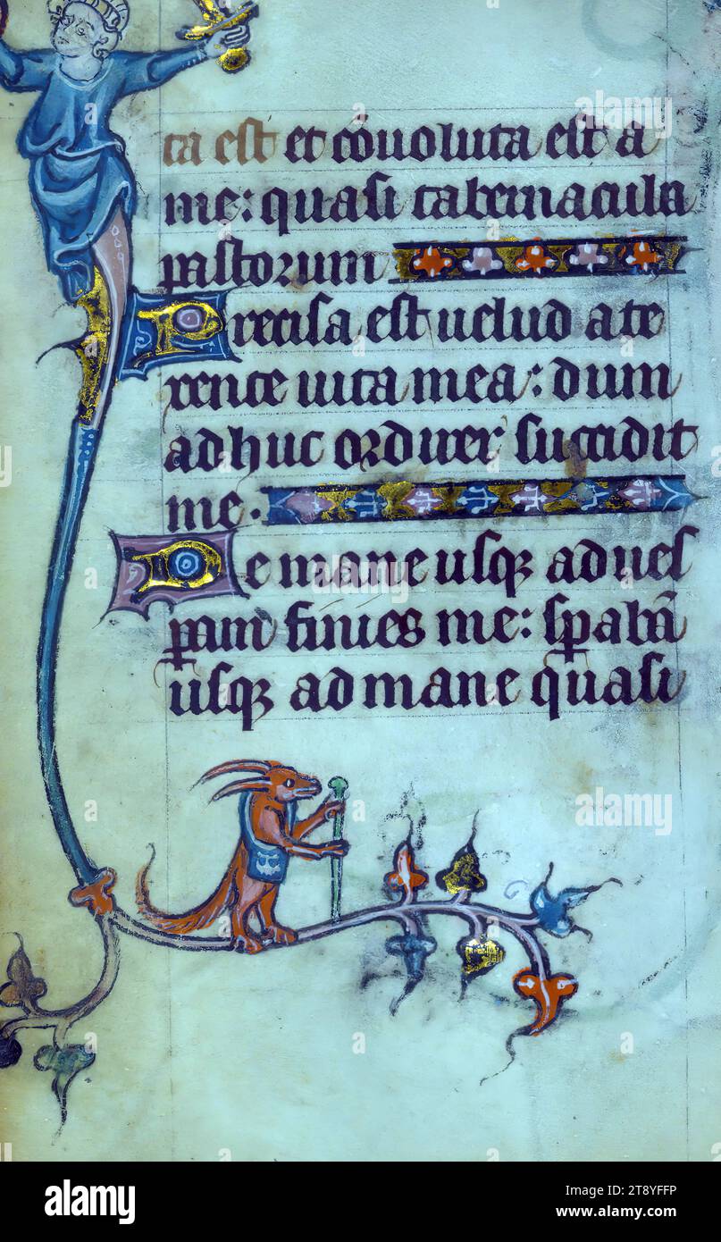 Incomplete Book of Hours, Marginalia, This Book of Hours was made ca ...