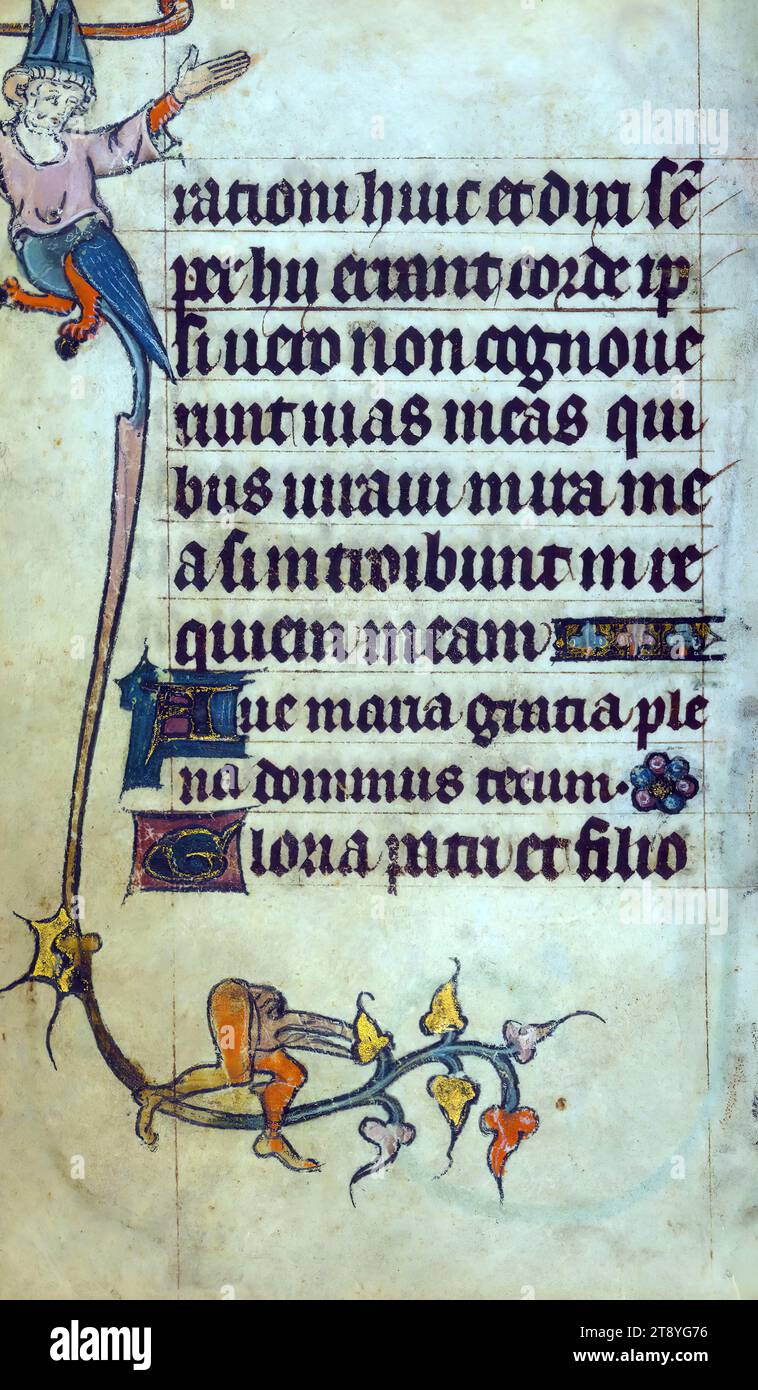 Incomplete Book of Hours, Marginalia, This Book of Hours was made ca ...