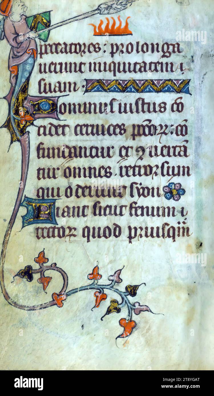 Incomplete Book of Hours, Marginalia, This Book of Hours was made ca ...